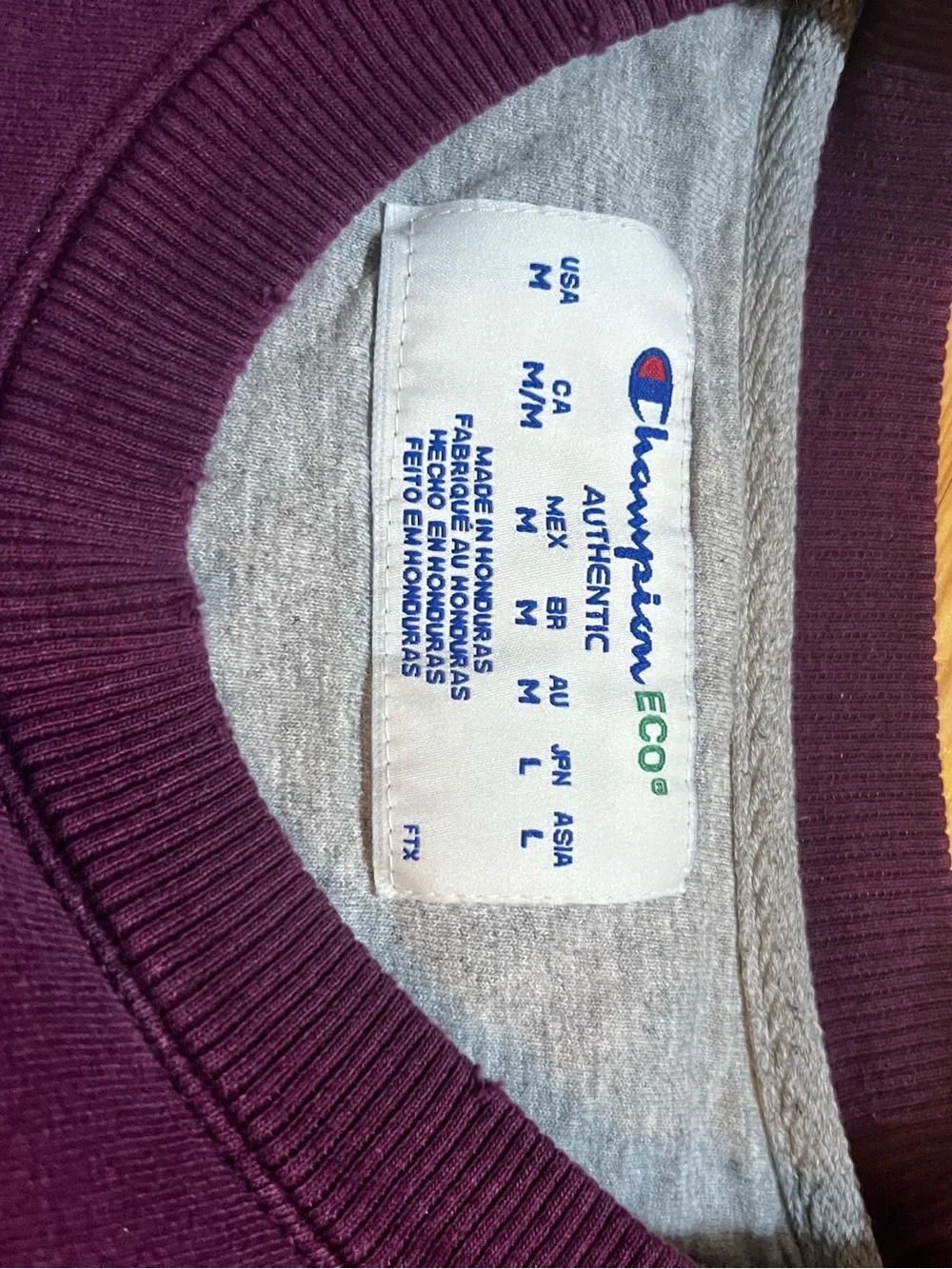 Champion Men's Crewneck Sweatshirt - Deep Burgundy